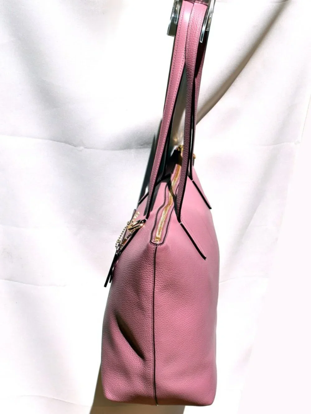 Coach Taylor Tote 38312 Vintage Mauve Pebbled Leather Bag NWOT
